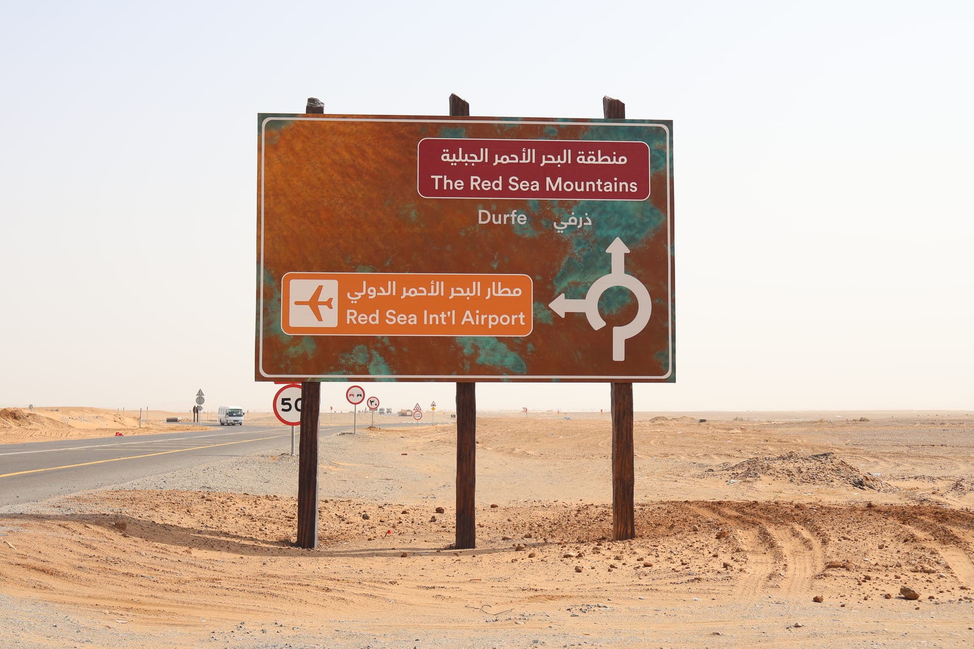 Red Sea Traffic Signage